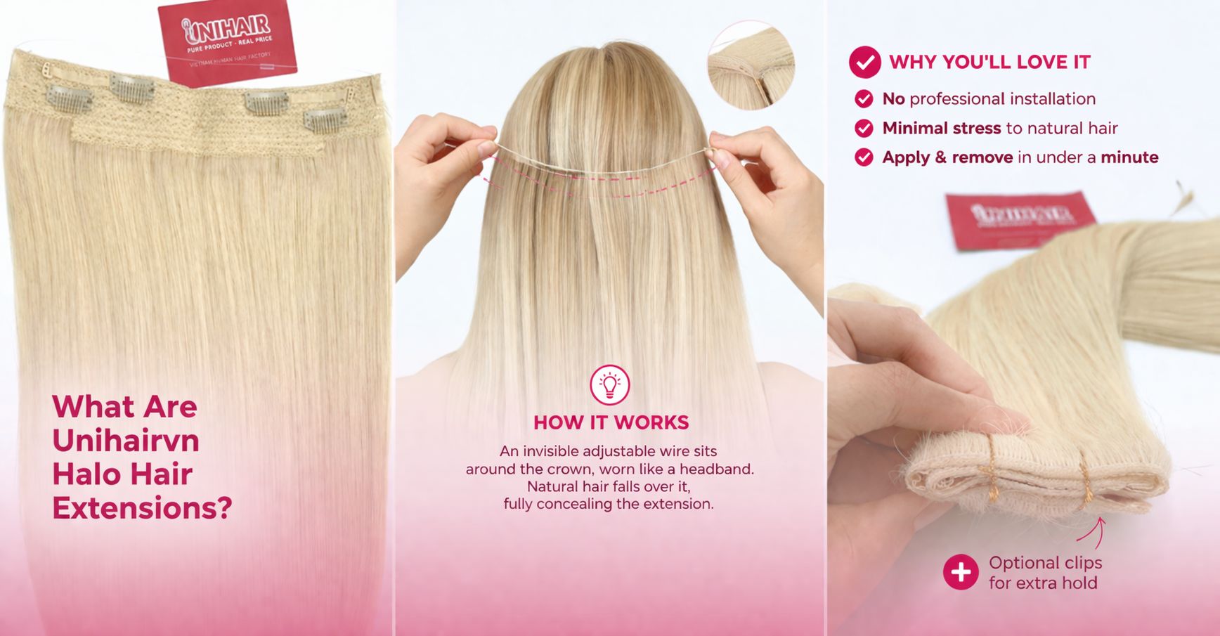 halo hair extensions
