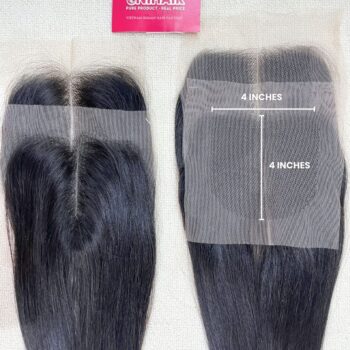 Alternative view of 4x4 Lace Closure – Normal Lace | 100% Vietnamese Human Hair