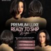 Layered Bob Wig 8 Inches 5x5 Closure Natural Color Wig Unihairvn