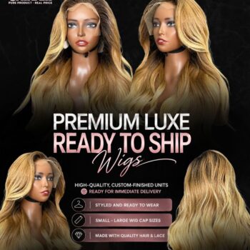 Ombre Golden Blonde Body Wave Wig 18 Inches - 13x6 HD Frontal Wig