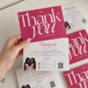 THANK YOU CARD UNIHAIR