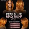 Ombre Ginger Bob Wig 10 Inches | Layered Closure Wig