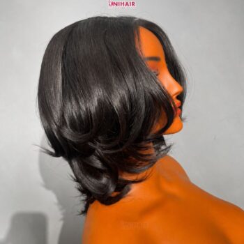 Straight Bob Wig 10 Inches | 2x6 Closure Natural Black Wig