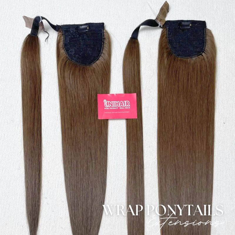 Wrap Ponytails