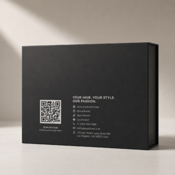 Luxury Hair Extension Packaging Box