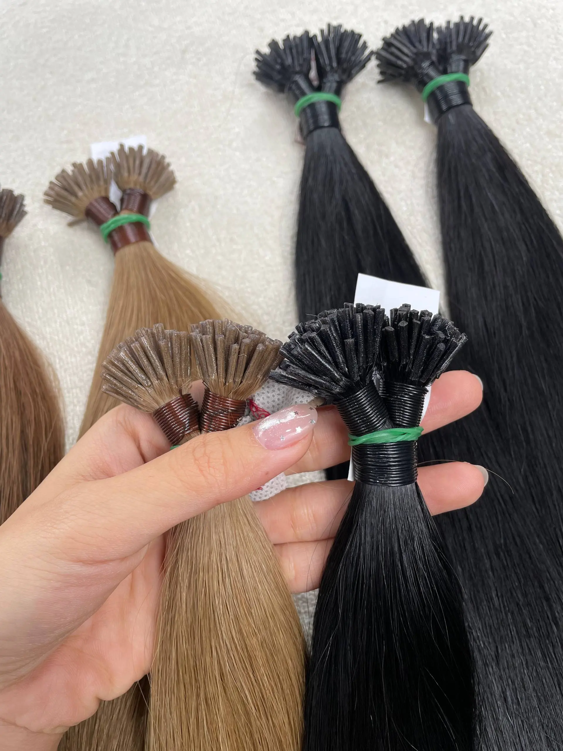 I Tip Hair Extensions loose tip for silicone-lined micro bead application