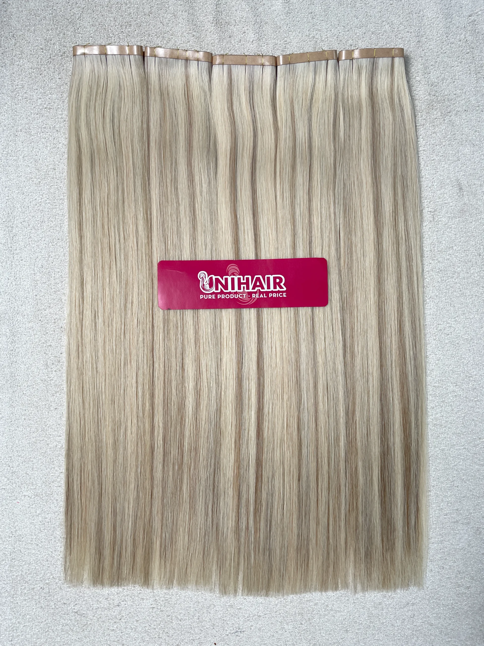 Long Tape-In Extensions image 14 showing product gallery close-up by Unihairvn Vietnam hair factory Long Tape-In Extensions image 14 showing product gallery close-up by Unihairvn Vietnam hair factory