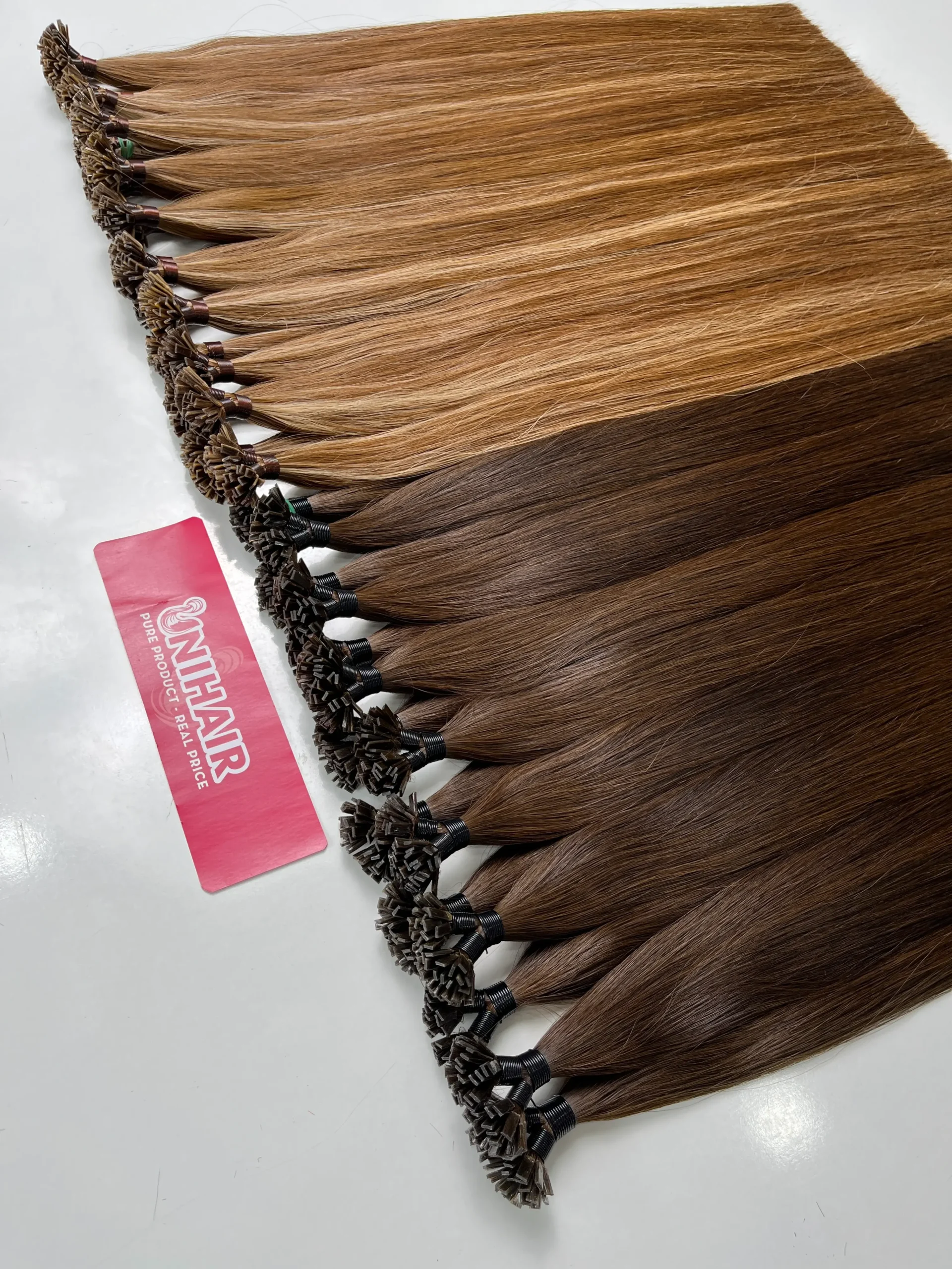 Keratin Tip Hair Extensions image 8 showing product gallery close-up by Unihairvn Vietnam hair factory Keratin Tip Hair Extensions image 8 showing product gallery close-up by Unihairvn Vietnam hair factory