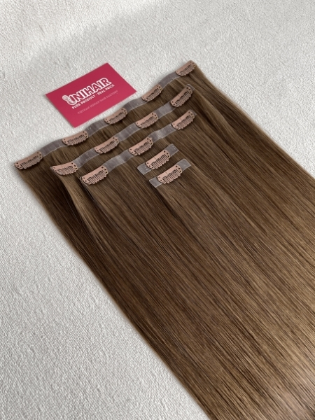 Clip-In Hair Extensions image 1 showing hero product visual by Unihairvn Vietnam hair factory